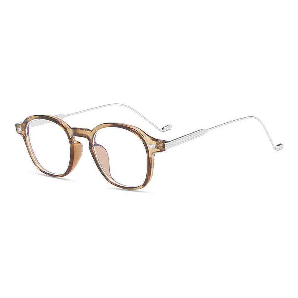 Mắt Kính Chống Bức Xạ Tròng Vuông Màu Đen Thời Trang Cho Nữ