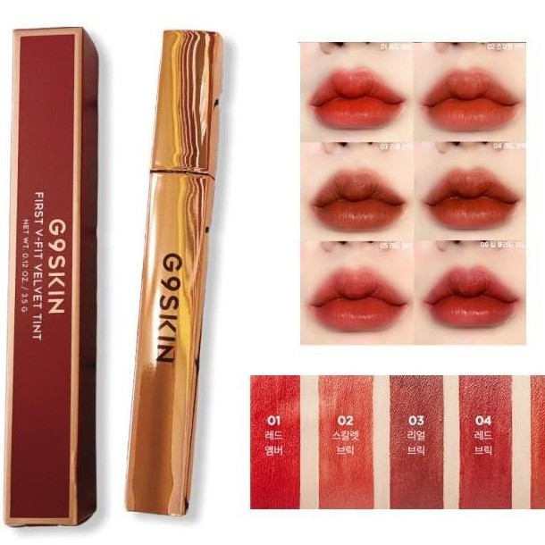 [Full bảng màu] Son kem lì G9 Skin First V-Fit Velvet Tint / G9Skin, Son kem lì G9 Skin màu 04