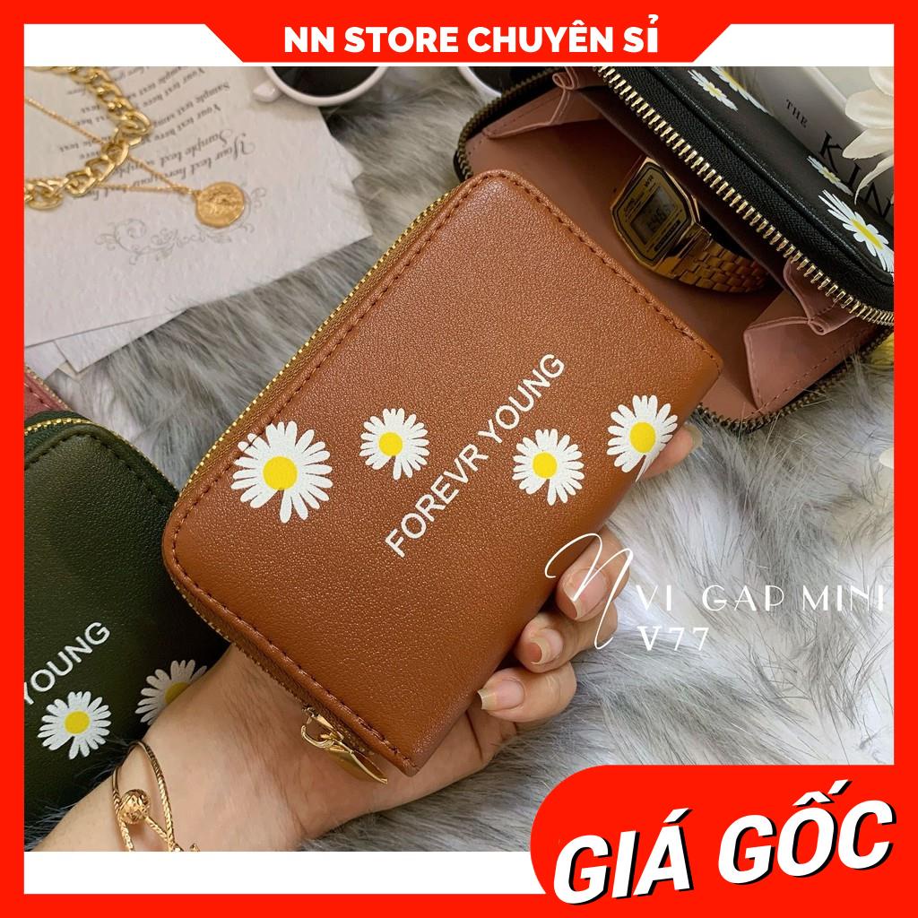 VÍ MINI HOA CÚC XINH XẮN V77 - 113 ⚡FREESHIP⚡100% ẢNH THẬT⚡ NN CHUYÊN SỈ - NN STORE