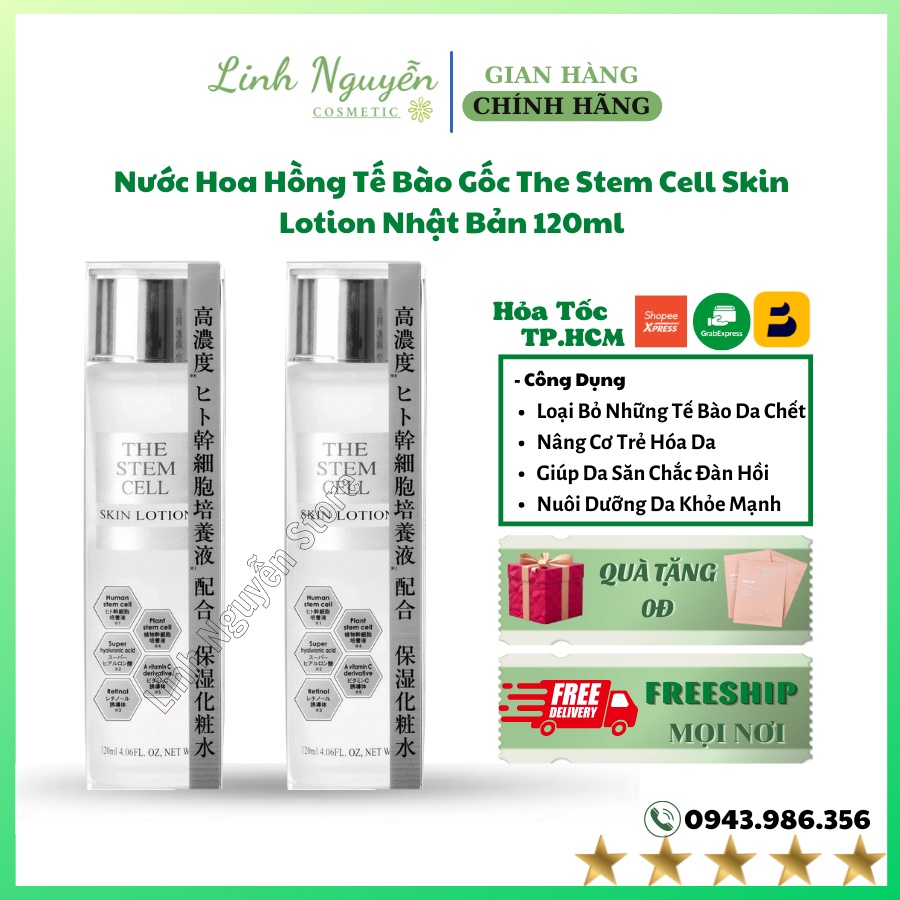 Nước Hoa Hồng Tế Bào Gốc The Stem Cell Skin Lotion Nhật Bản 120ml