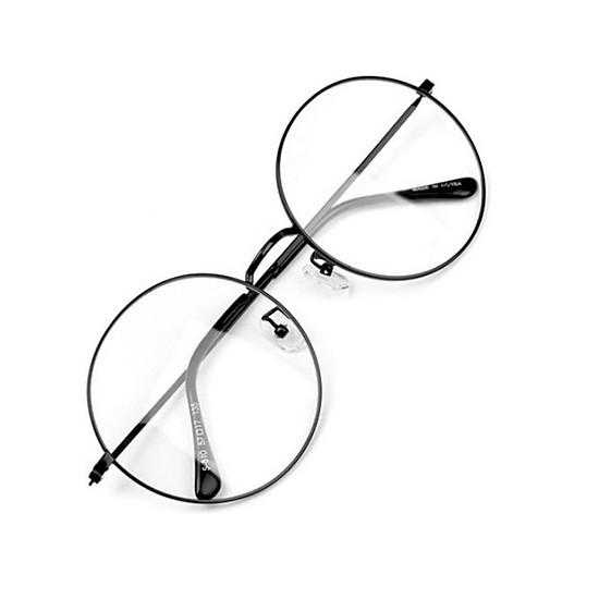 Mắt kính ngố gọng tròn không độ Nobita thời trang (đen) | BigBuy360 - bigbuy360.vn