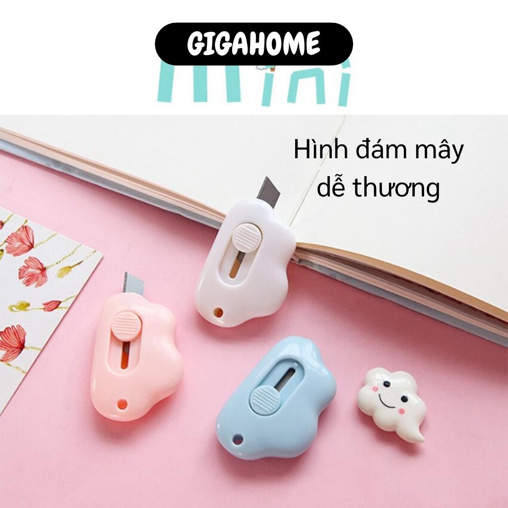 Dao Cắt Giấy GIGAHOME Dao Rọc Giấy Mini Cute Hình Đám Mây Dễ Thương Học Sinh Văn Phòng 9448