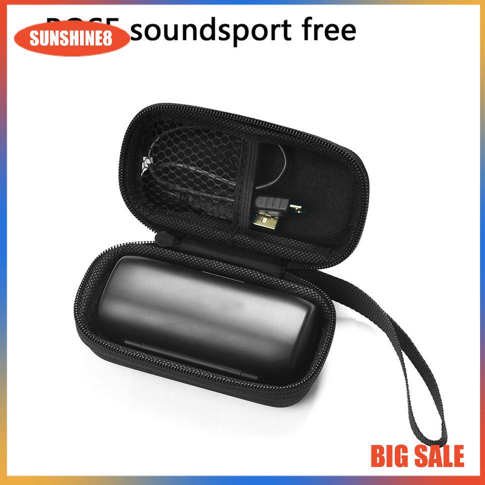 【SUN】Hard Travel Case For SoundSport Free Truly Wireless Sport Headphones 
