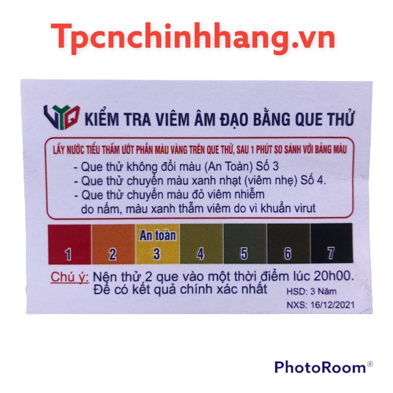 Que thử viêm phụ khoa, viêm nhiễm phụ khoa, viêm âm đạo hàng chính hãng