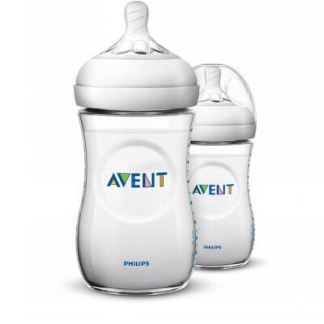 Bình sữa Avent Natural 260ml (Núm số 2. 1 tháng +)