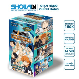 [LIFEM2256 - 12% đơn 250K] Bộ cờ bóng chuyền Haikyu - HV-03 Hộp mở rộng - Hộp 24 gói
