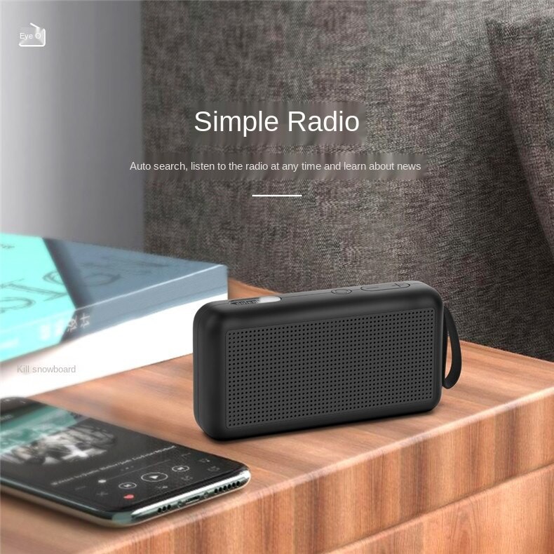 Bluetooth speaker, mini card audio, smart wireless bluetooth speaker, mini music box, bluetooth external speaker