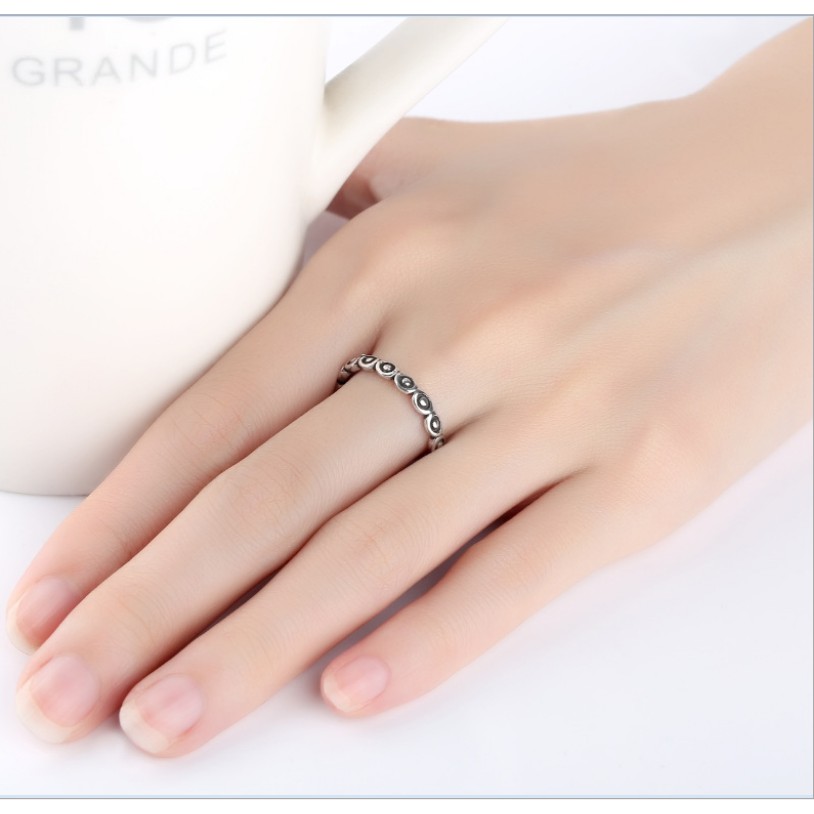 Nhẫn Bạc Thái Thiết Kế Độc Đáo Cá Tính Cho Nữ N1753 - Bảo Ngọc Jewelry