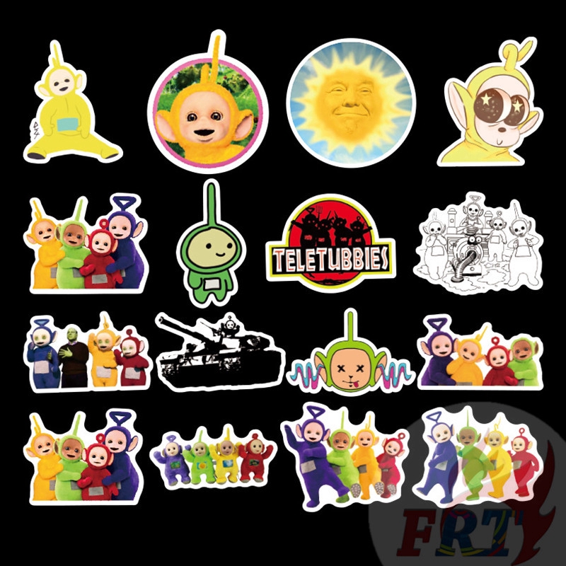 ❉ Teletubbies Series 01 Tinky Winky Dipsy Laa-Laa Po Stickers ❉ 50Pcs/Set Cartoon Fashion DIY Mixed Decals Doodle Stickers