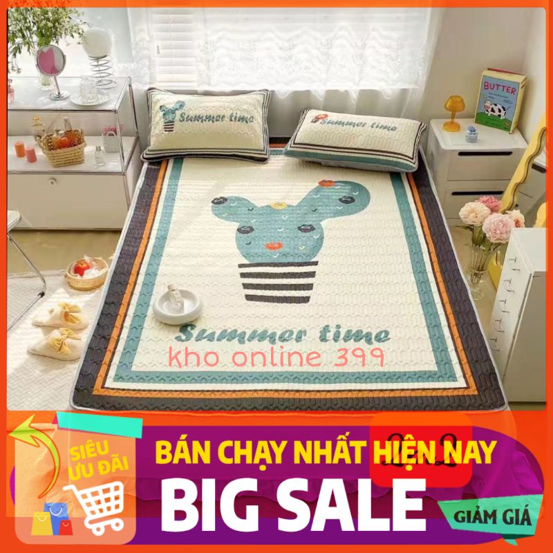 [GIÁ HỦY DIỆT] chiếu điều hòa cao su non 5D 1m6, 1m8, 2mx2m2 loại 1, chăn ga gối nệm, chiếu điều hòa