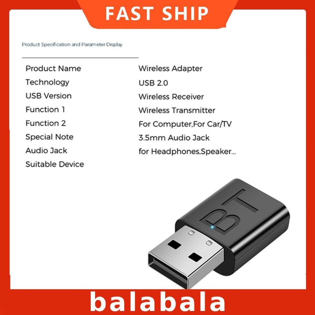 [BL]Audio Receiver Transmitter Stereo Speaker Wireless 5.0 Creative Audio Adapter