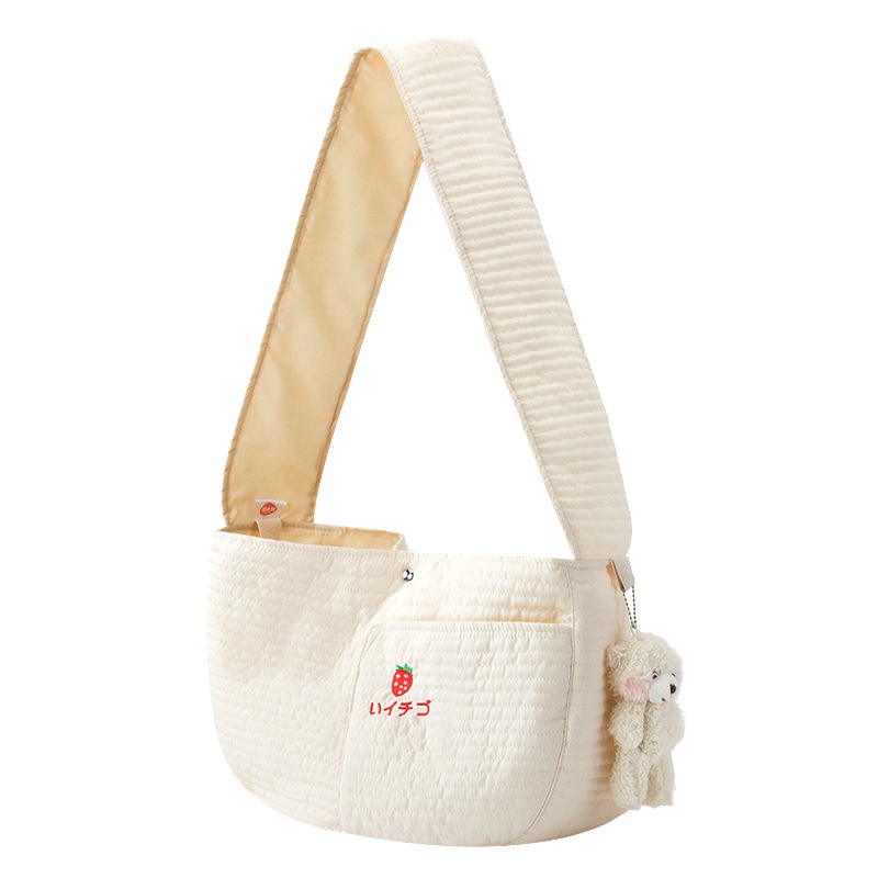 Túi vải đựng thú cưng đeo vai đơn giản thoáng khí thoải mái