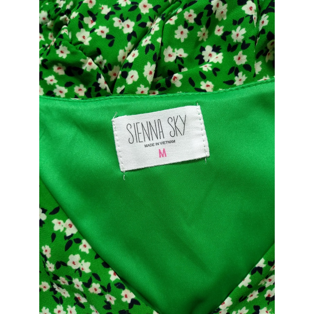 Đầm xuất dư 2 lớp Sienna Sky, màu xanh và xanh nhạt