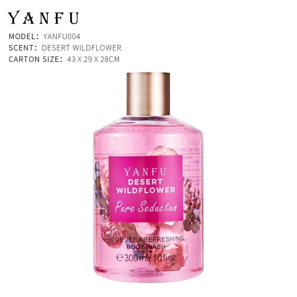 Sữa tắm hương nước hoa YANFU 300ml VICTORIA Mùi Chuẩn Thơm YF0
