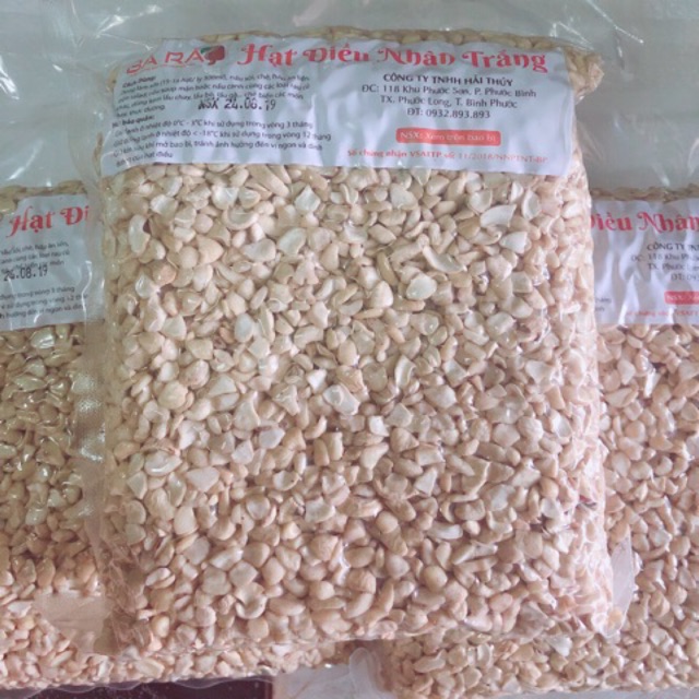 (1kg)Hạt điều tươi vụn tấm ( có sẵn)