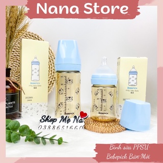 Bình sữa ppsu bebepick korea hổ xanh dương dung tích 150ml/ 250ml