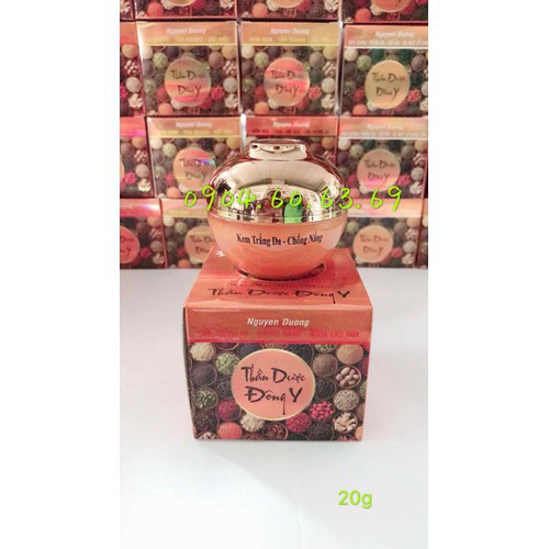 Kem Dưỡng Da Chống Nắng Ngừa Lão Hoá 20g THẦN DƯỢC ĐÔNG Y