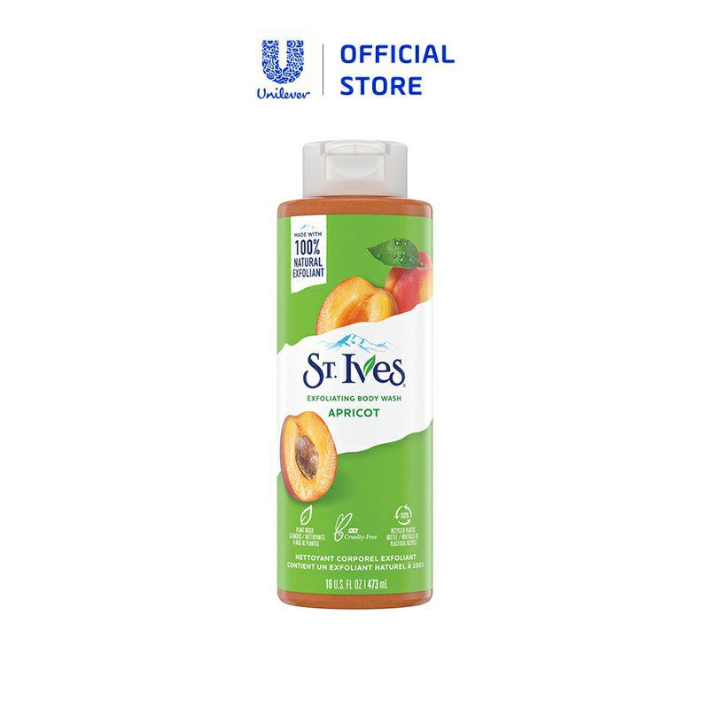 (USA) Sữa Tắm St.ives Bơ Và Yến Mạch 473ml mẫu mới