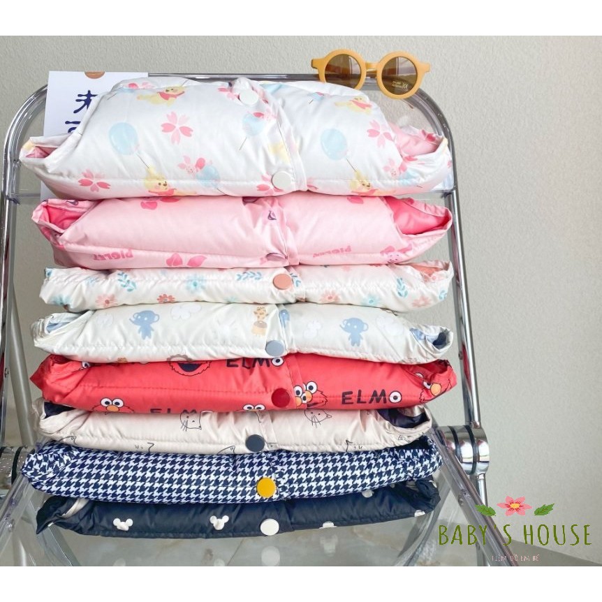 Áo phao gile lông vũ siêu nhẹ họa tiết đáng yêu cho bé AK03 - Baby House
