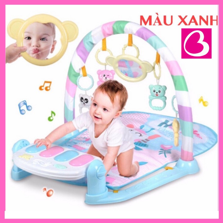 (Hàng loại 1) Thảm chơi đàn Piano phát nhạc Babyintel cho bé nằm chơi