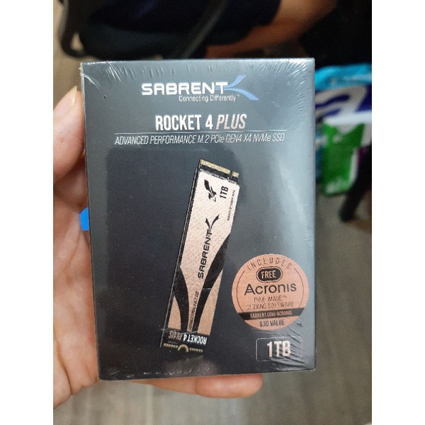 Ổ cứng SSD M2 PCIe 2280 Sabrent Rocket PLUS NVMe  - 1TB Gen 4 x4 - bảo hành 36 tháng