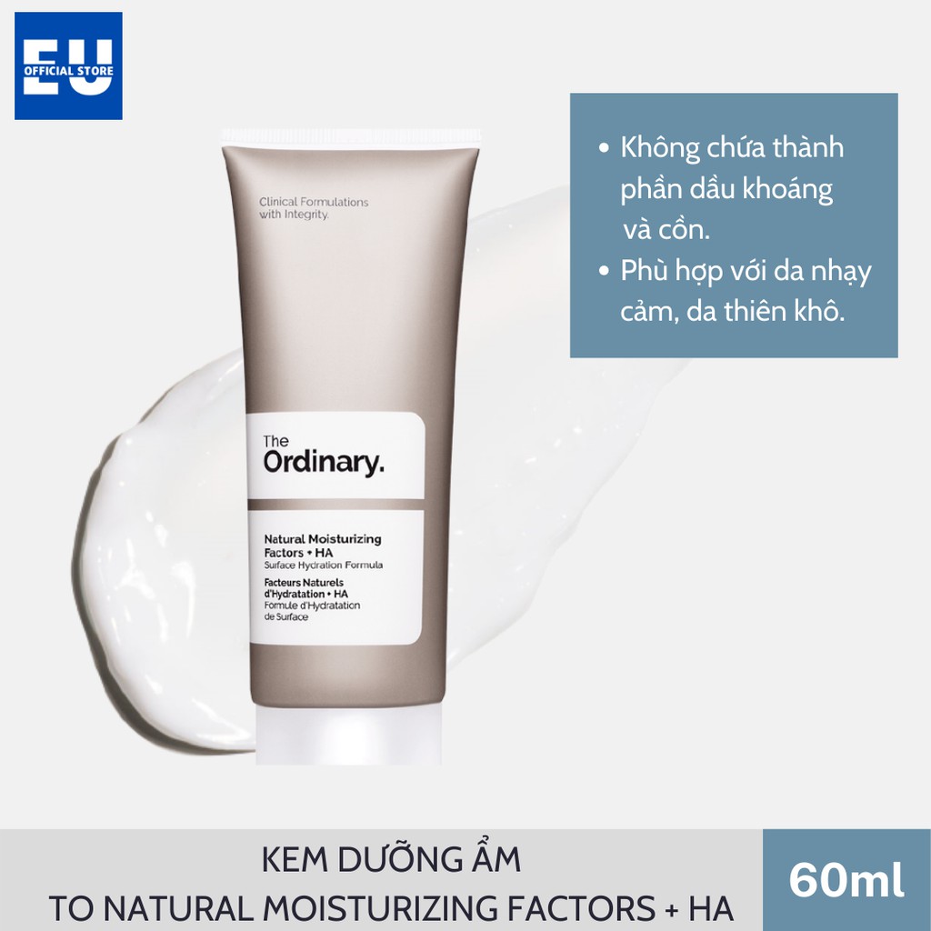 [Loại 30/100ml]  Kem Dưỡng Ẩm The Ordinary Natural Moisturizing Factors + HA