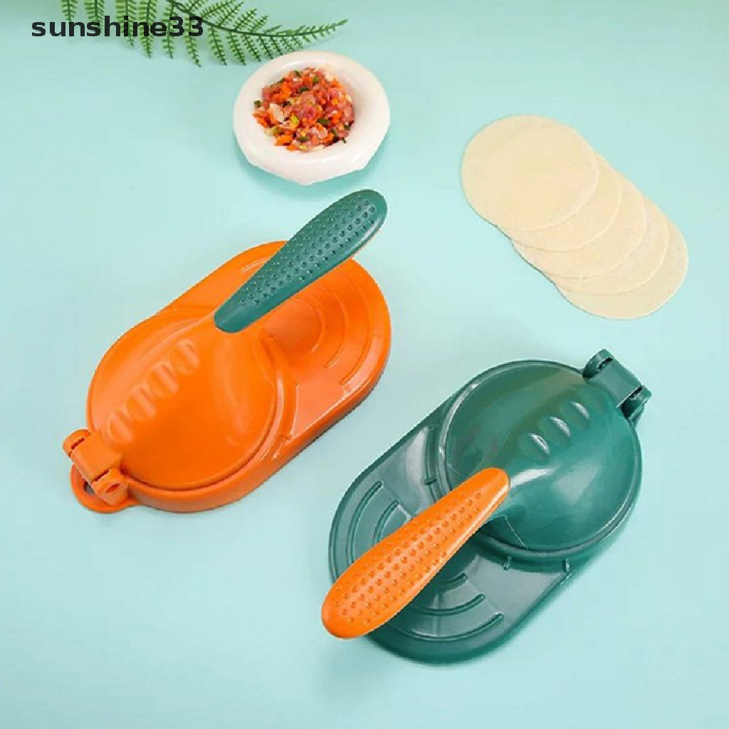 Dụng Cụ Ép Bột Làm Bánh Xếp Thủ Công Bằng Nhựa Tiện Lợi