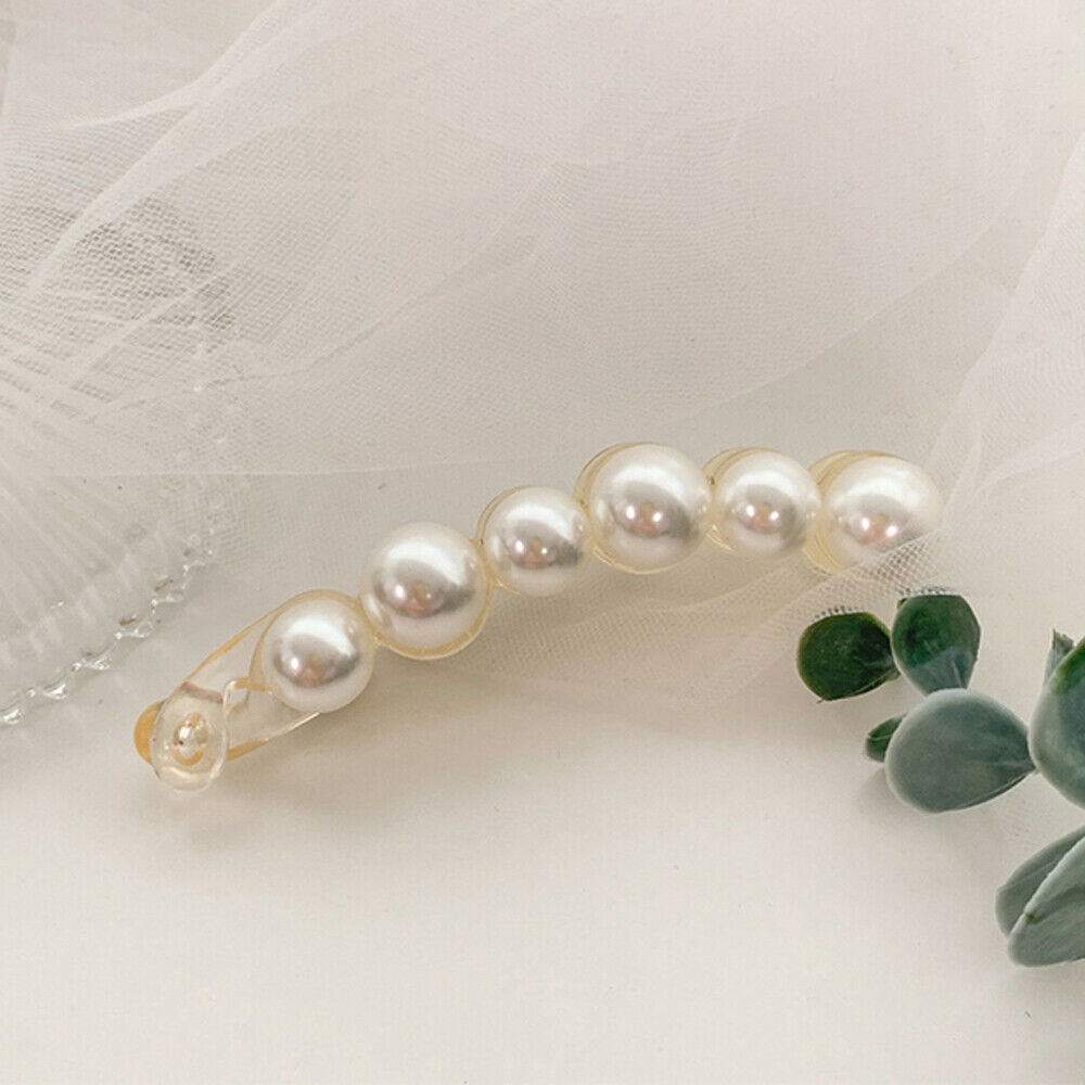 Kẹp Tóc Đính Ngọc Trai Xinh Xắn Cho Nữ