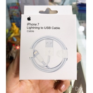 Cáp sạc Iphone 7/8/X chân sạc vàng đồng