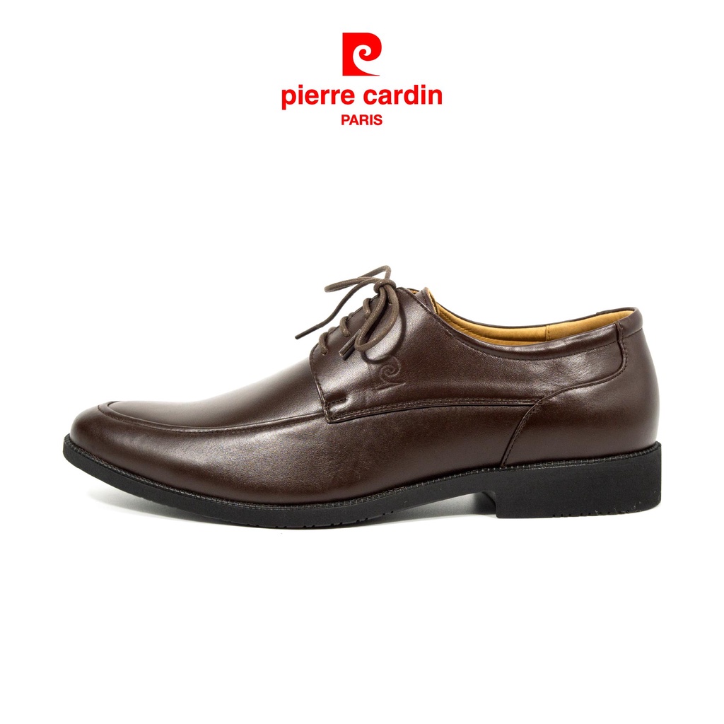 Giày tây nam da bò, giày công sở Pierre Cardin cao cấp có dây - PCMFWL 738