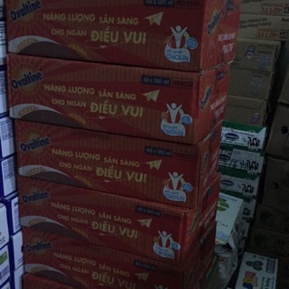(Quà hot)Thùng 48 hộp  Sữa Ovantin 180ml mẫu mới date 1/2020