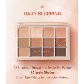 [Hàng Mới Về] Bảng mắt WAKEMAKE Soft Blurring Eye Palette