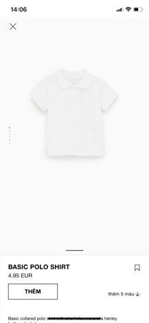 Áo phông polo zara