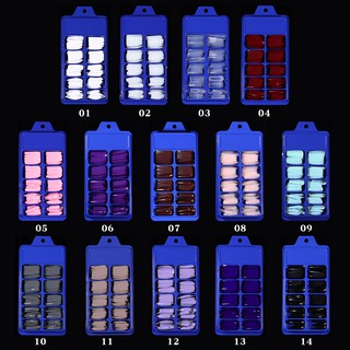 Bộ 100 Móng Tay Giả Toàn Diện Nhiều Màu Sắc