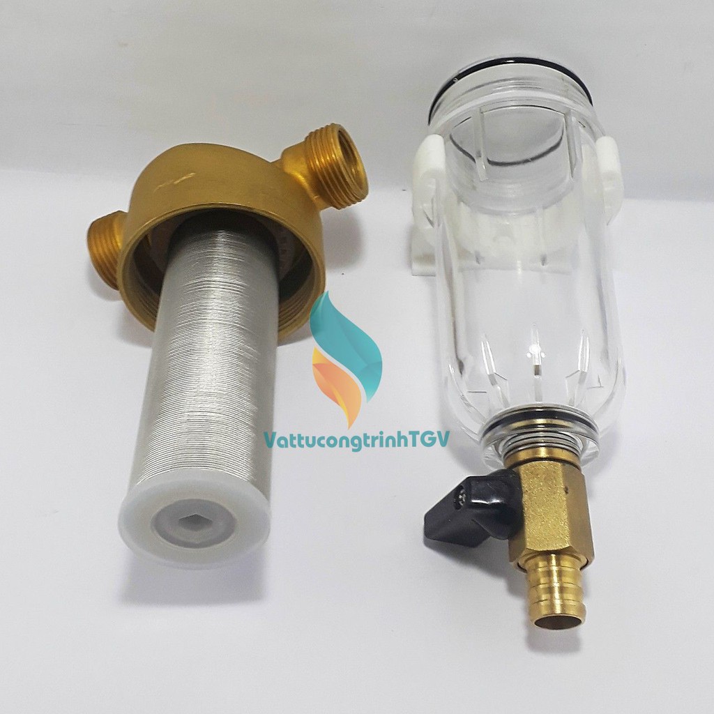 Bộ cốc lưới INOX lọc nước thô đầu nguồn