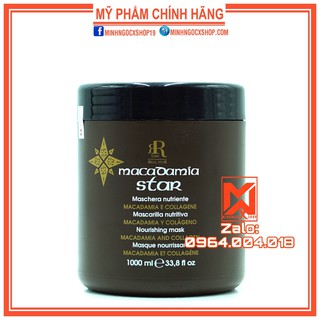 ✅[ RR LINE ] Ủ TÓC - KEM Ủ TÓC PHỤC HỒI TÁI TẠO CẤU TRÚC MACADAMIA STAR 1000ML CHÍNH HÃNG