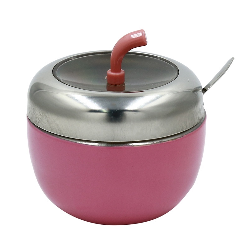 Hộp Đựng Gia Vị Hình Quả Táo Bằng Thép Không Gỉ