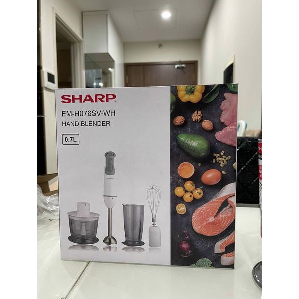 🆘[𝑺𝑰𝑬̂𝑼 𝑹𝑬̉]🔴MÁY XAY SINH TỐ CẦM TAY SHARP THƯƠNG HIỆU NHẬT BẢN H076SV