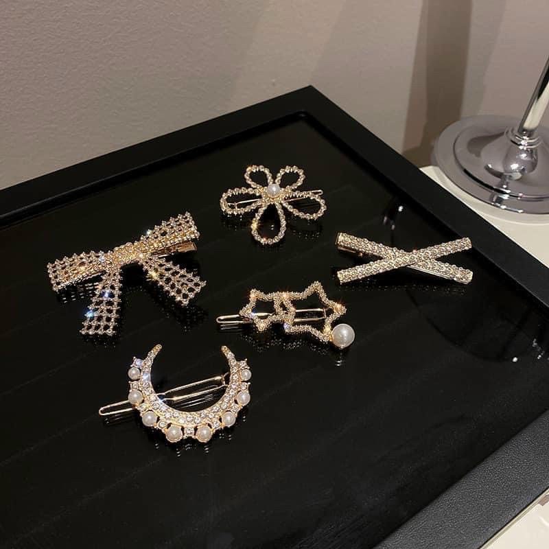 Sét cặp 5 chiếc nơ trăng sao