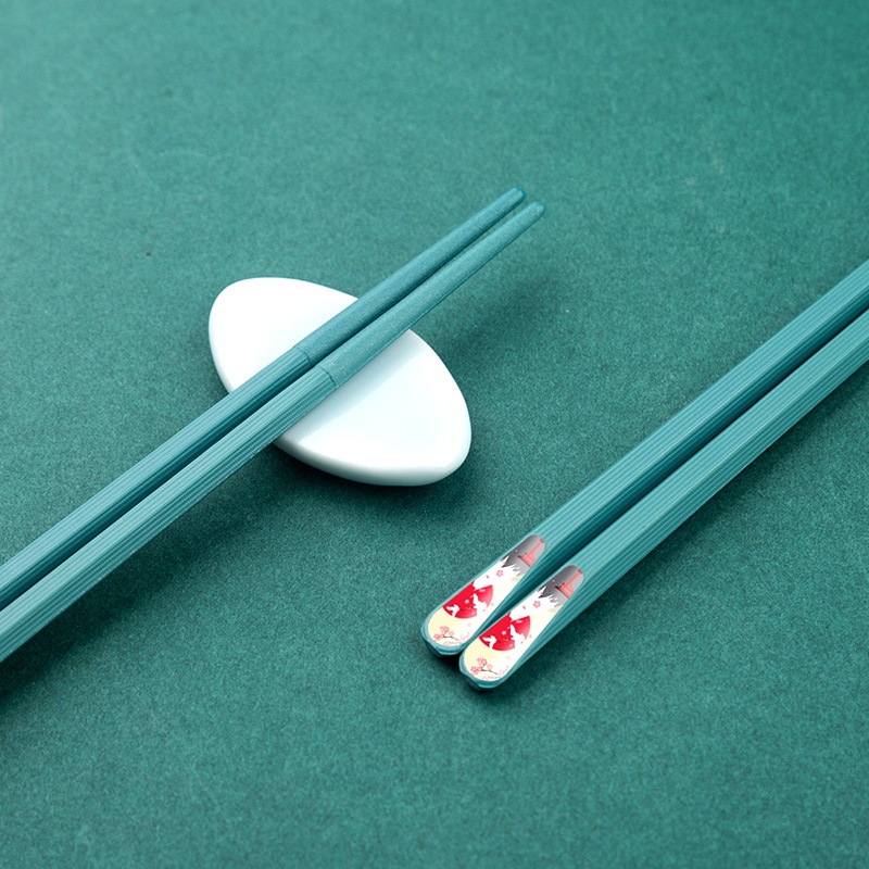 Đũa/đũa Ăn Chống Trượt Họa Tiết Hoạt Hình Phong Cách Nhật Bản Dễ Thương