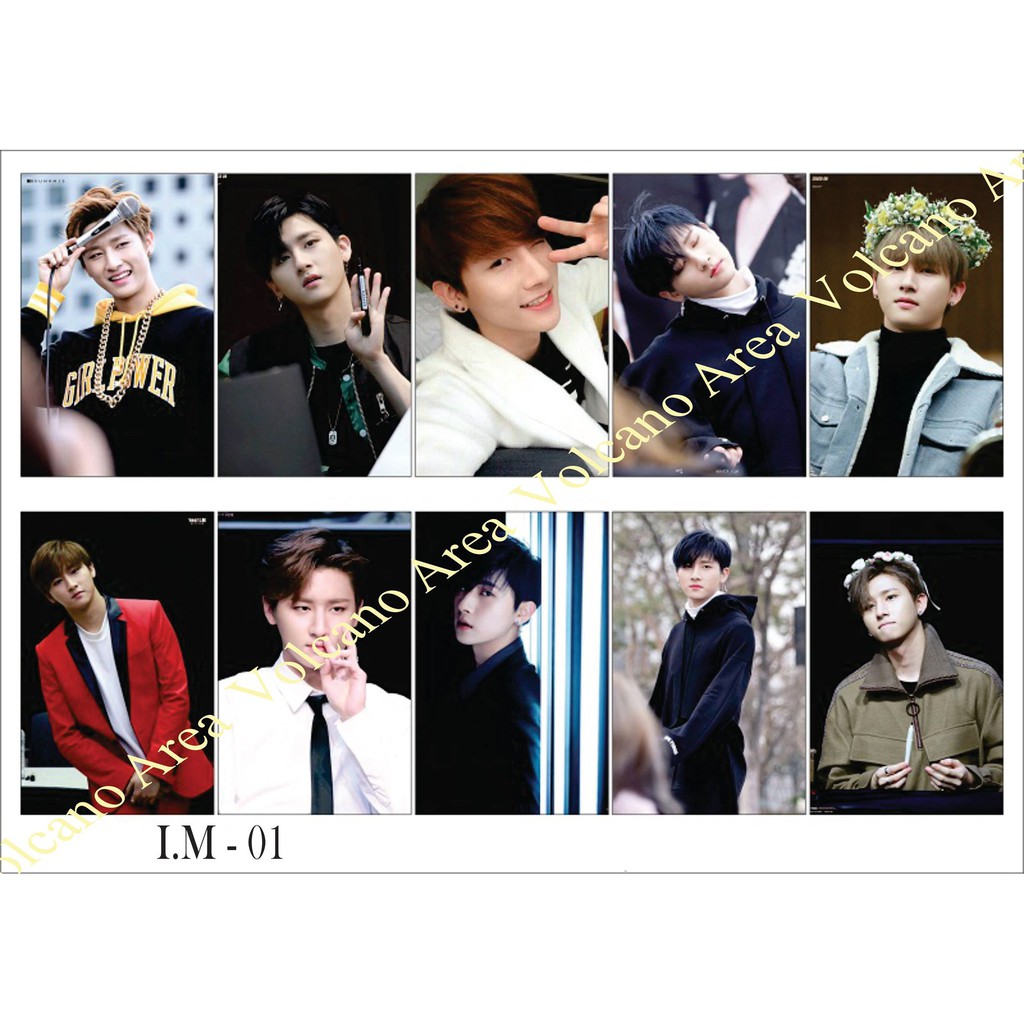 [Monsta X] Set Sticker I.M Chankyun - 2 mẫu (có nhiều mẫu hình dán Kpop)