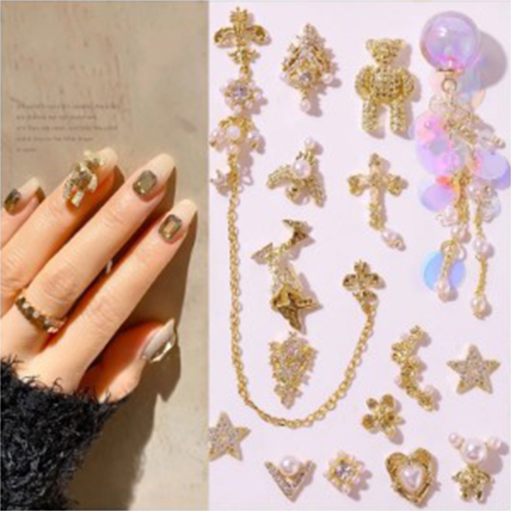 [Hàng mới về] Phụ kiện trang trí móng tay thiết kế sang trọng thời trang