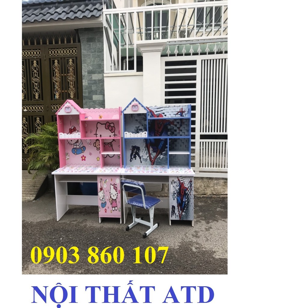 Bàn học sinh nhựa trẻ em cao cấp giá rẻ tại xưởng in 3d nhiều mẫu cho bé | BigBuy360 - bigbuy360.vn