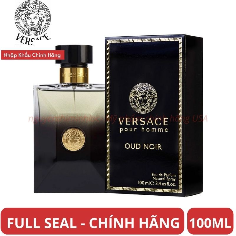 Nước hoa nam Versace Pour Homme Oud Noir 100ml EDP Ý
