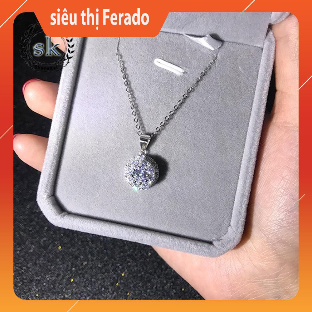 [siêu rẻ] Vòng cổ nữ VC007 bạc S925 hình bông hoa