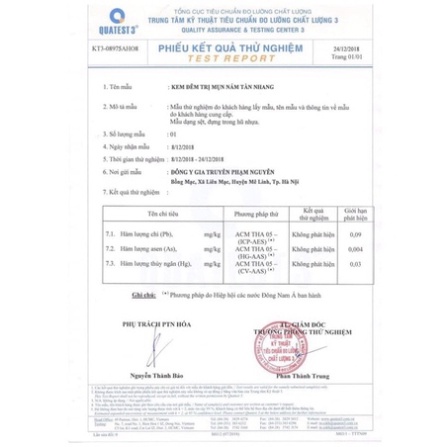 Kem nám tàn nhang, mụn, da thâm không đều màu, kem đông y Phạm Nguyễn handmade