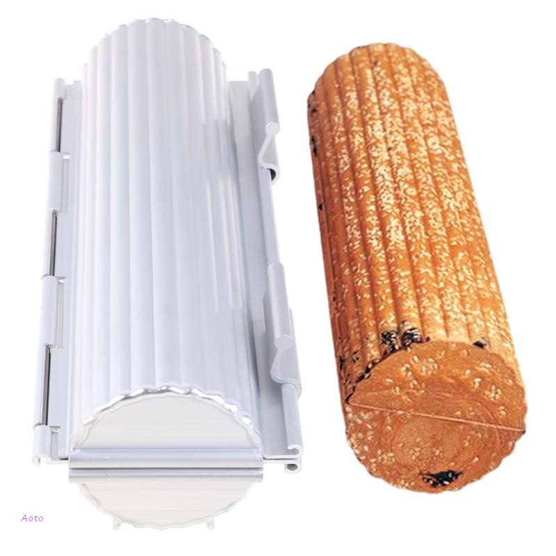 Khuôn Làm Bánh Mì Hình Trụ Bằng Nhôm Chống Dính Diy