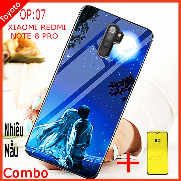 COMBO ốp lưng XIAOMI REDMI NOTE 8 PRO (TẶNG KÈM 1 kính cường lực full màn hình) TOYOTO