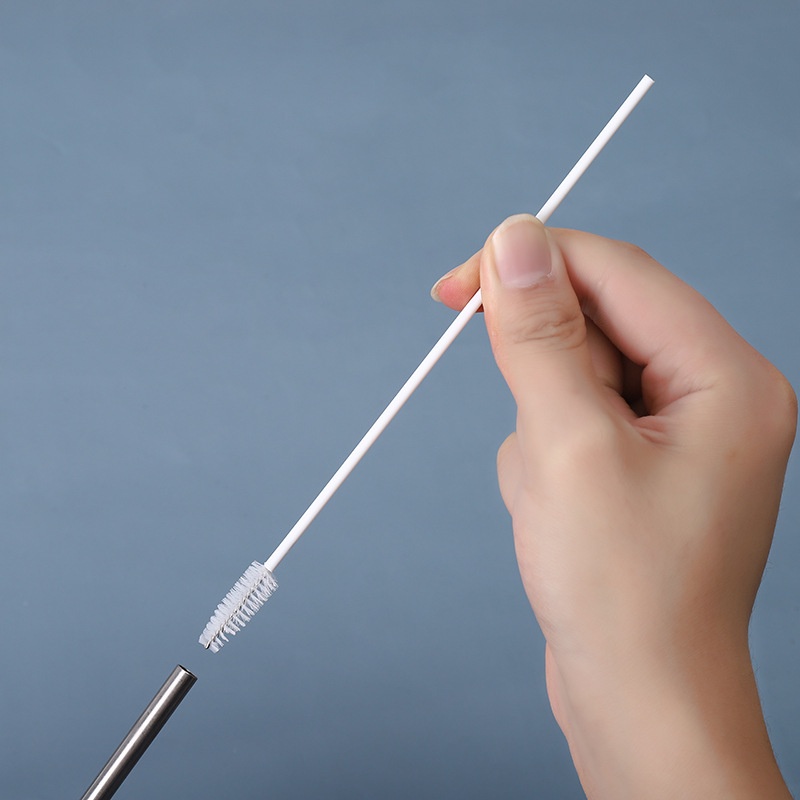 E35 - Cọ mini rửa bình sữa, ống hút, núm ti, dây hút mũi thân nhựa