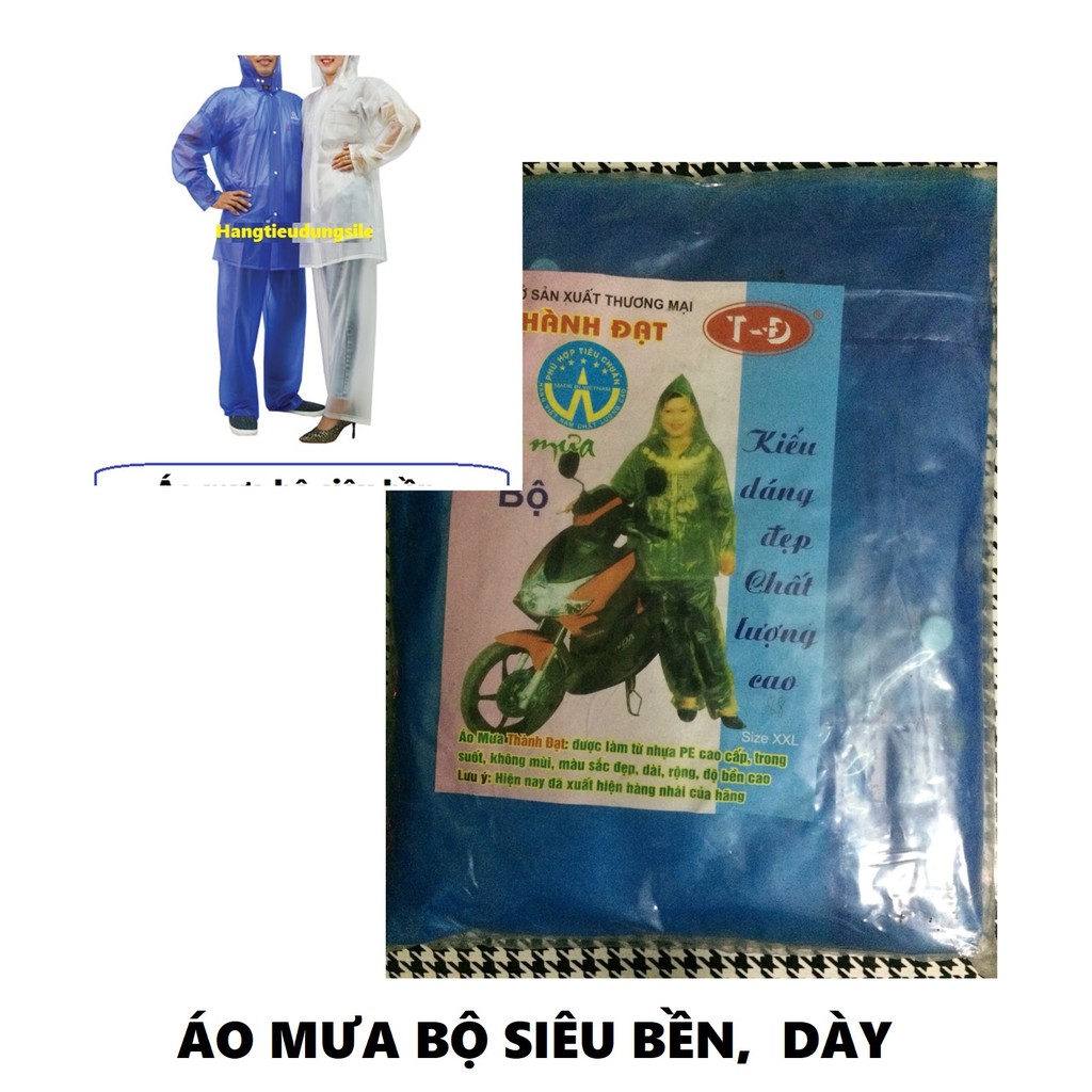 Bộ áo mưa loại Siêu Bền - Thành Đạt